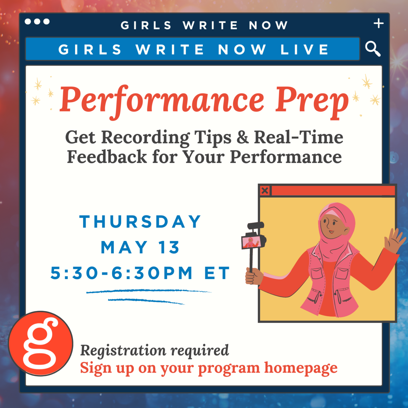may 13 performance prep