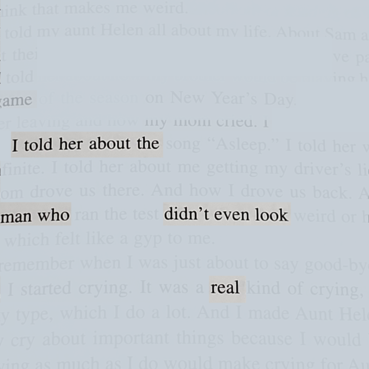 To those who hide in words
