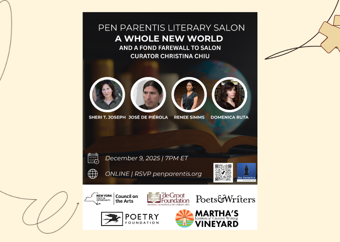 Pen Parentis Literary Salon poster