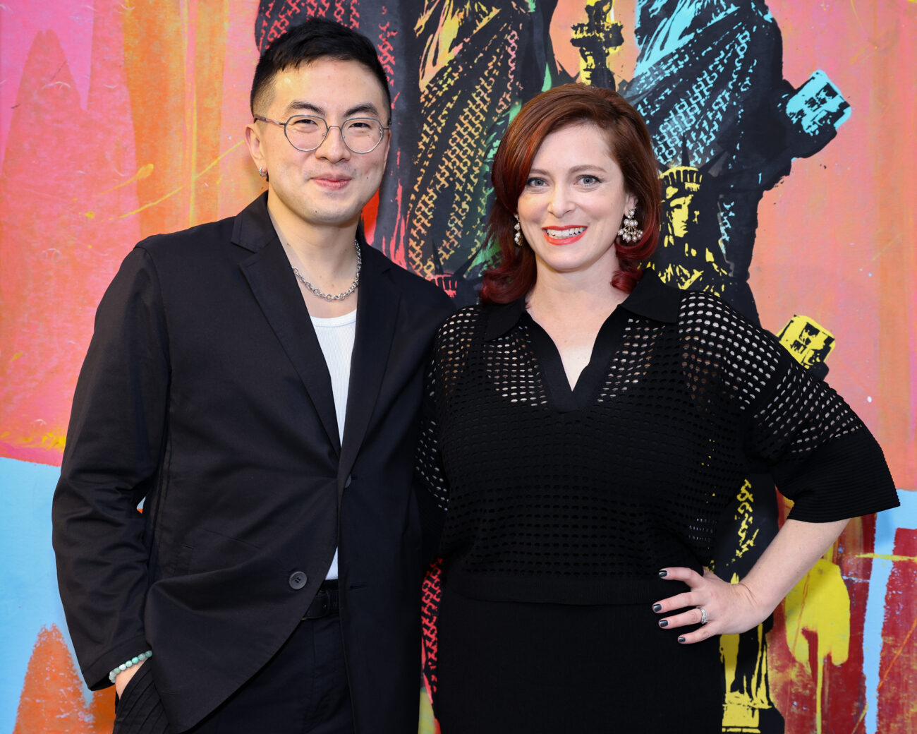 Bowen Yang and Rachel Bloom at Girls Write Now Awards